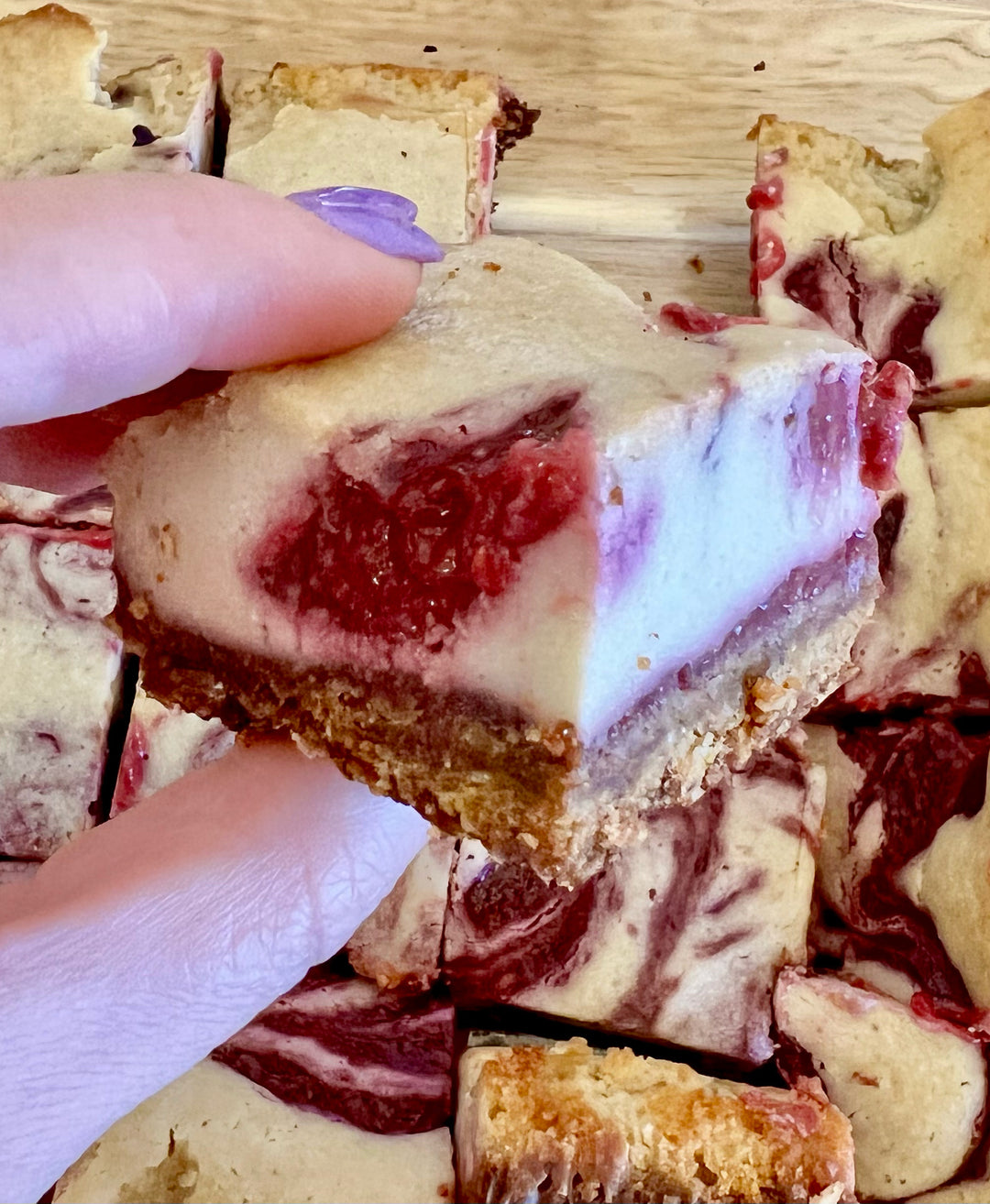 Mixed Berry Cheesecake Bars