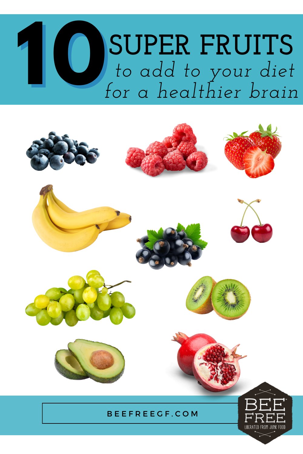Top 10 Super Fruits for a Healthy Brain - BeeFree Gluten-Free Bakery