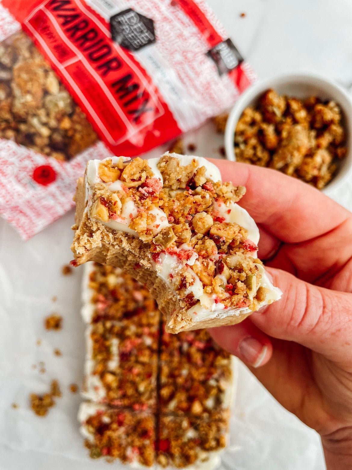 Berries & Cream Protein Bars (DF/GF) - BeeFree Gluten-Free Bakery
