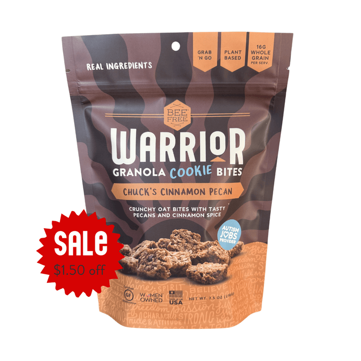 Granola Cookie Bites Chuck's Cinnamon Pecan (7.5 oz) - BeeFree Gluten - Free Bakery