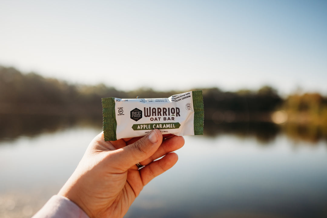 Mini Warrior Oat Bar- Apple Caramel (pack of 10) - BeeFree Gluten-Free Bakery