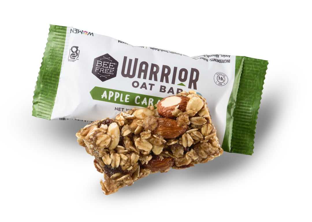 Mini Warrior Oat Bar- Apple Caramel (pack of 10) - BeeFree Gluten-Free Bakery