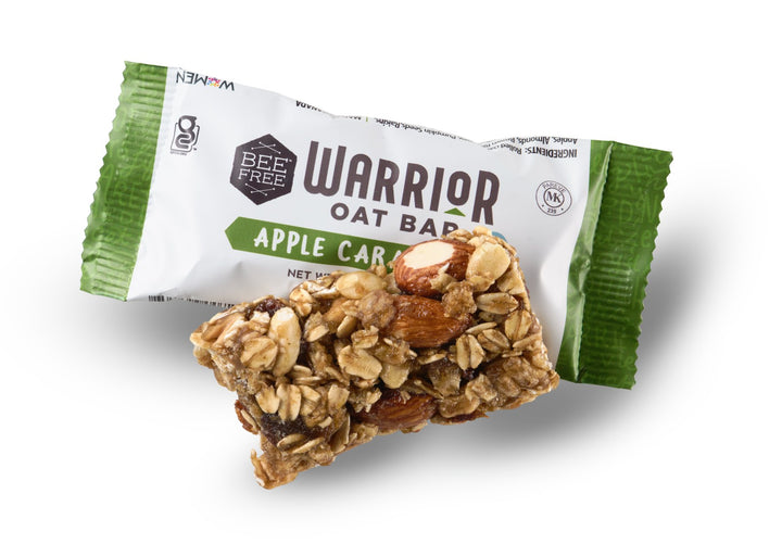 Mini Warrior Oat Bar- Apple Caramel (pack of 10) - BeeFree Gluten-Free Bakery